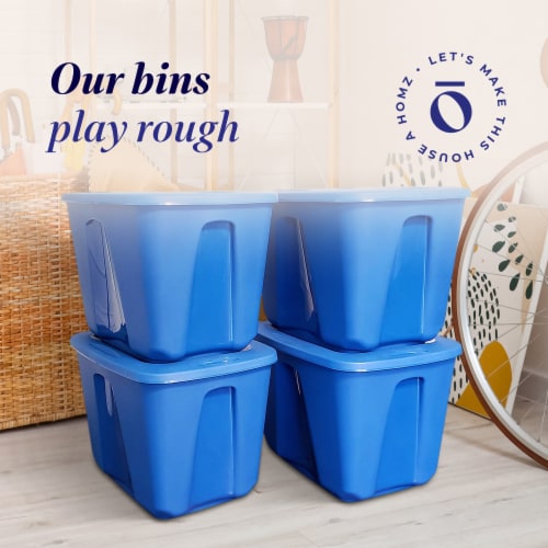 Homz Storage Container Blue 1 Piece Foods Co