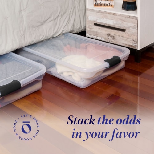 Homz store storage bins