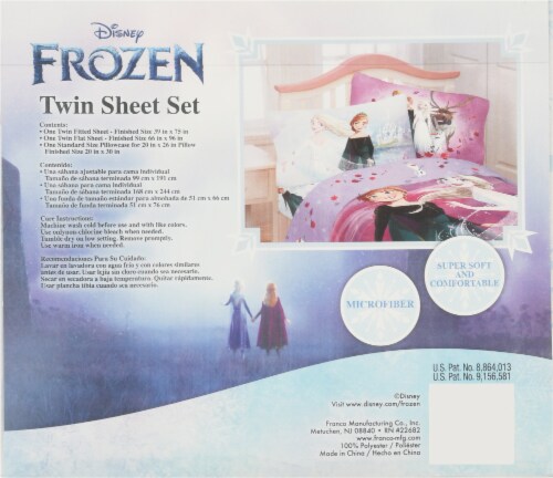 Disney Frozen 2 Dance and Live Free Sheet Set - 3 Piece Perspective: back