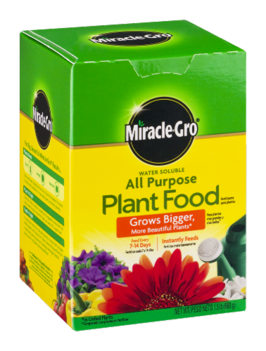 Miracle-Gro All Purpose Plant Food Perspective: back