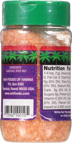 NOH of Hawaii Alae'a & Rock Hawaiian Seasoning Salt Perspective: back