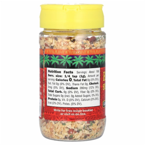NOH Garlic Herb Hawaiian Seasoning Salt Perspective: back