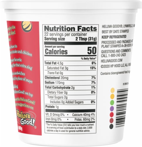 Heluva Good® French Onion Dip Party Size Perspective: back
