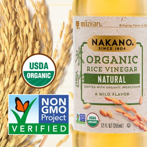 Nakano® Organic Natural Rice Vinegar Perspective: back