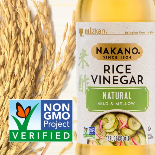 Nakano® Natural Rice Vinegar Perspective: back