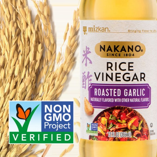 Nakano® Roasted Garlic Rice Vinegar Perspective: back