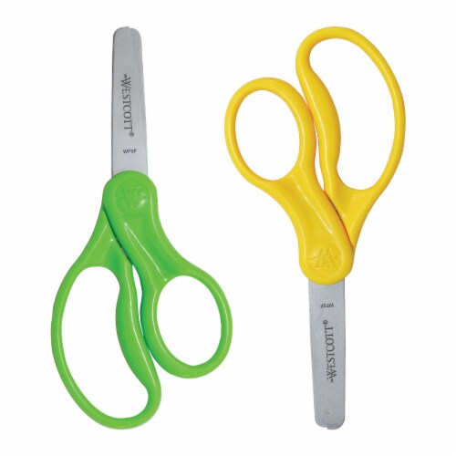 Westcott® for Kids Blunt Scissors 2 Pack - Colors May Vary Perspective: back