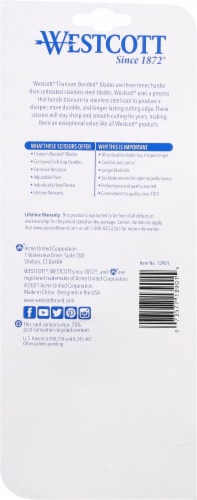 Westcott Titanium Bonded Scissors 8 Straight 2/Pack 13901 Perspective: back