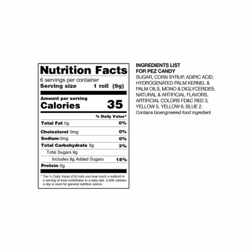 PEZ® Lion King Holiday Hard Candy Twin Pack Perspective: back
