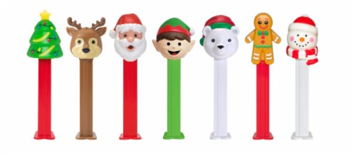 Pez® Christmas Dispenser and Candy Tube Perspective: back