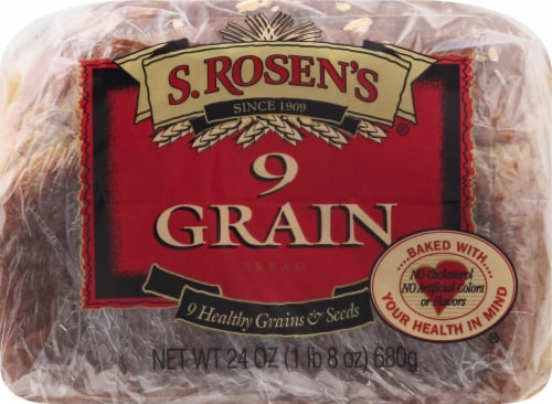 S. Rosens 9 Grain Bread Perspective: back