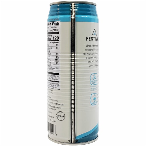 Festival® 100% Pure Coconut Water Perspective: back