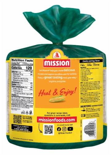 Mission Estilo Casero Corn Tortillas Perspective: back