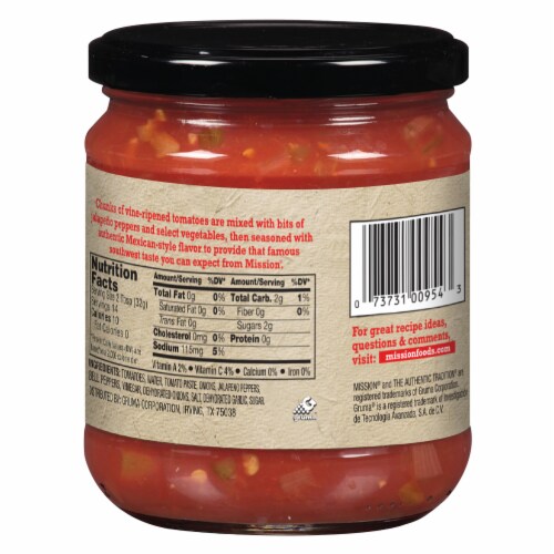 Mission Chunky Salsa Medium Perspective: back