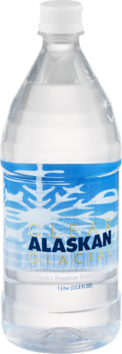 Alaskan Glacial® Drinking Bottled Water Perspective: back