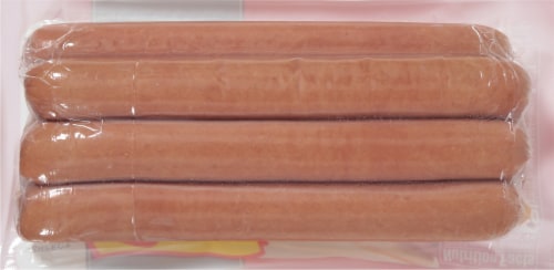 Sahlen's Original Beef Smokehouse Hot Dogs Perspective: back
