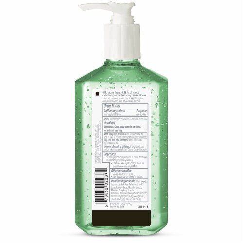 Purell Advanced Instant Hand Sanitizer w/Aloe 12oz Pump Bottle 363912EA Perspective: back