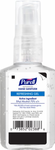 Purell® Advanced Refreshing Gel Hand Sanitizer Perspective: back
