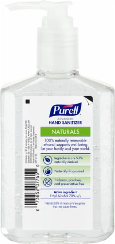 Purell® Naturals Advanced Hand Sanitizer Perspective: back
