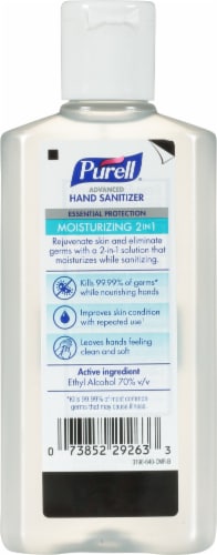 Purell Advanced Moisturizing 2 in 1 Hand Sanitizer Perspective: back