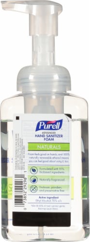 Purell® Naturals Hand Sanizter Foam Perspective: back