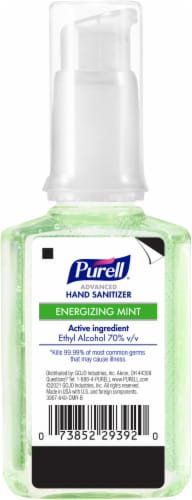 Purell® Advance Energizing Mint Hand Sanitizer Perspective: back