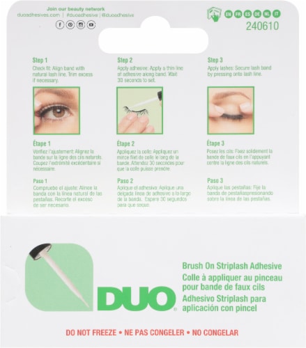 Duo® Brush On Lash Adhesive- White/Clear Perspective: back
