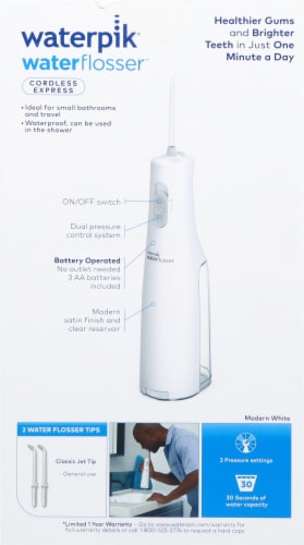 Waterpik® Cordless Express Water Flosser Perspective: back