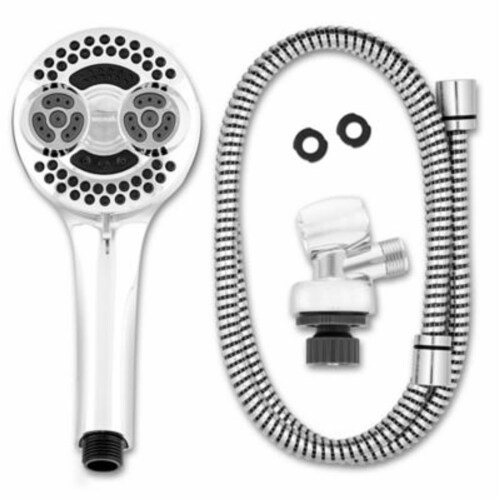 Waterpik® Twin PowerPulse Shower Head Perspective: back