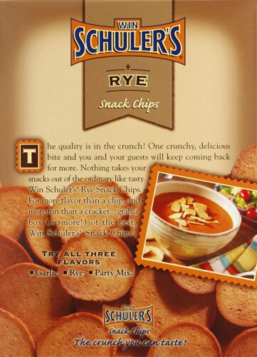 Win Schuler's® Rye Snack Chips Perspective: back