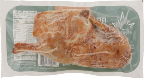 Maple Leaf Farms® Fully Cooked Frozen Roast Half Duck Perspective: back
