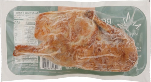 Maple Leaf Farms® Fully Cooked Frozen Roast Half Duck Perspective: back