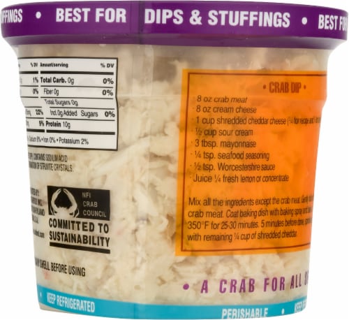 Handy Special Crab Meat Perspective: back
