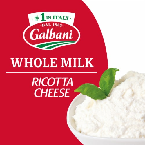 Galbani Whole Milk Ricotta Cheese Perspective: back