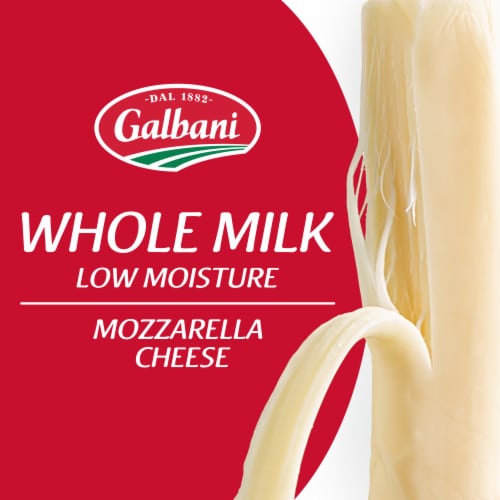 Galbani Whole Milk Mozzarella String Cheese Perspective: back