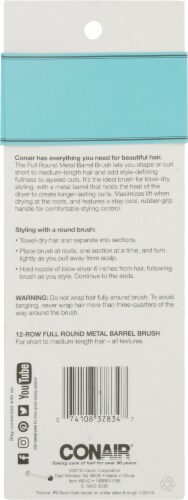 Conair Round Hot Curling Brush Perspective: back