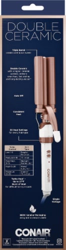 Conair® Double Ceramic Triple Barrel Waver Perspective: back