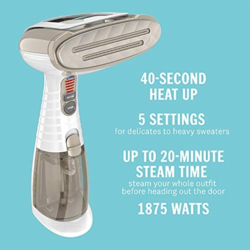 Conair® Turbo Extreme Steam® Handheld Fabric Steamer Perspective: back