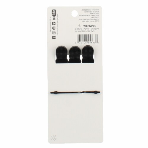Conair Clip & Hold Hair Clips, 3 Ct Perspective: back