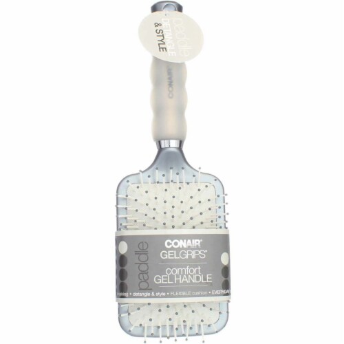 ConAir® Gel Grips® Soft Gel Handle Paddle Brush Perspective: back