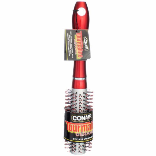 Conair Tourmaline Ceramic Medium Nylon Round Brush - Assorted Perspective: back