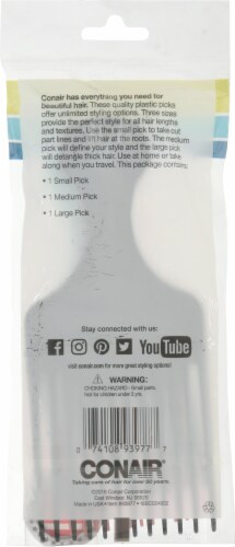 Conair® Lift & Define Hair Picks Perspective: back