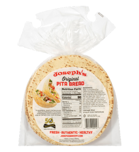 Joseph's™ Original Pita Bread 1 Pack of 4 Perspective: back