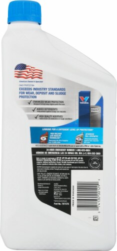 Valvoline® 10W-30 SAE Motor Oil Perspective: back