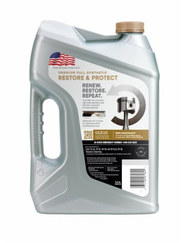 Valvoline™ Restore & Protect Premium Full Synthetic SAE 5W-20 Motor Oil Perspective: back