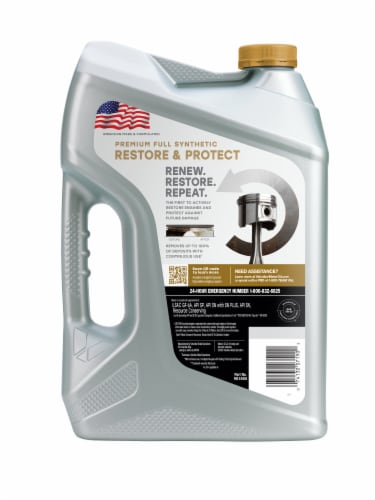 Valvoline™ Restore & Protect Premium Full Synthetic SAE 5W-30 Motor Oil Perspective: back