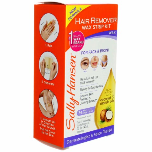 Sally Hansen® Hair Remover Wax Strip Kit Perspective: back