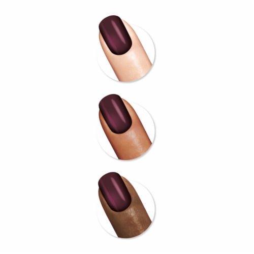 Sally Hanson® Salon Gel Polish™ Pat on the Black Step 2 Gel Nail Color Perspective: back