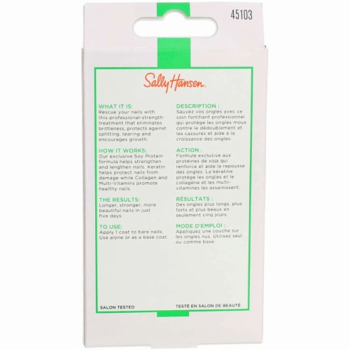 Sally Hansen® Nail Growth Miracle® Clear Nail Treatment Perspective: back