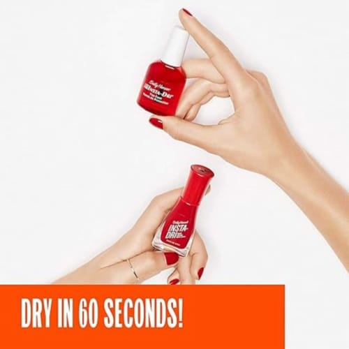 Sally Hansen® Insta-Dri® Clear Top Coat® Nail Polish Perspective: back